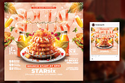 Brunch Flyer Template, a Flyer Template by RTXdesinger99 (Thumbnail 3 of 3)