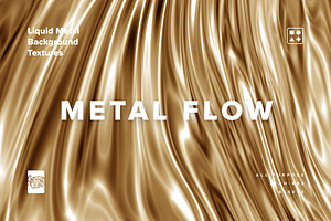 Liquid Metal Background Textures, a Texture Graphic by Creative Veila