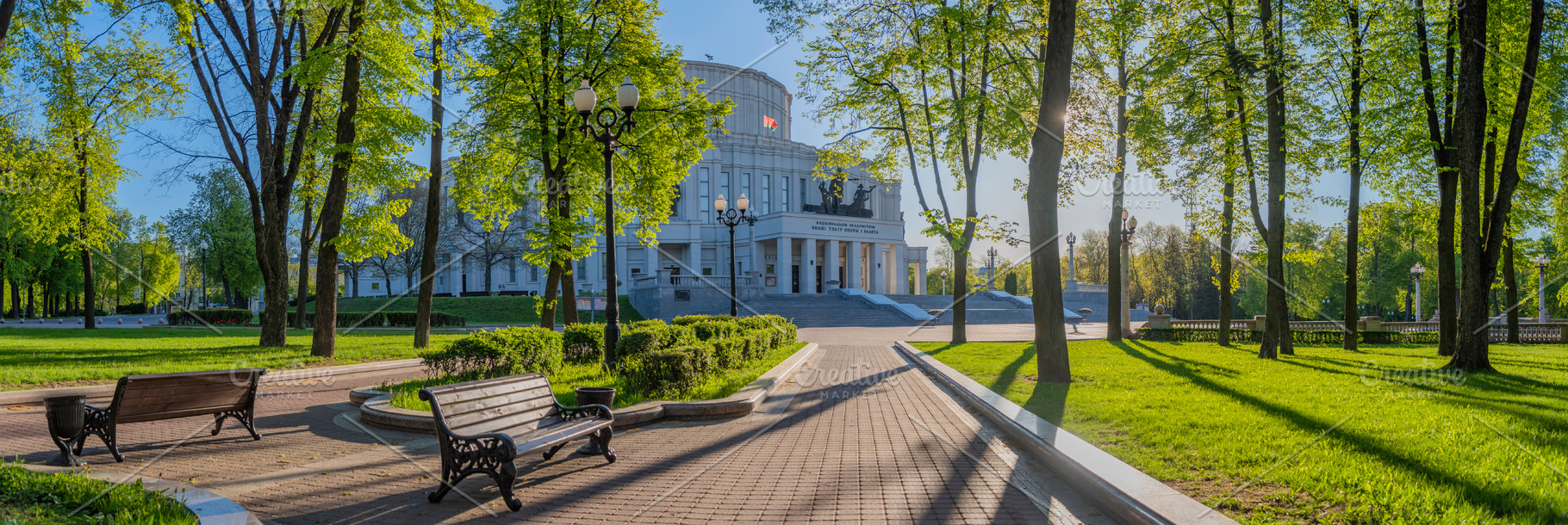 opera house in the city center of Minsk. Belarus, a Photo by Pictures for you!!!!!!!!!