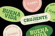 Sunday Bubbly - Bold Retro Font, a Serif Font by Pixesia Studio (Thumbnail 8 of 15)