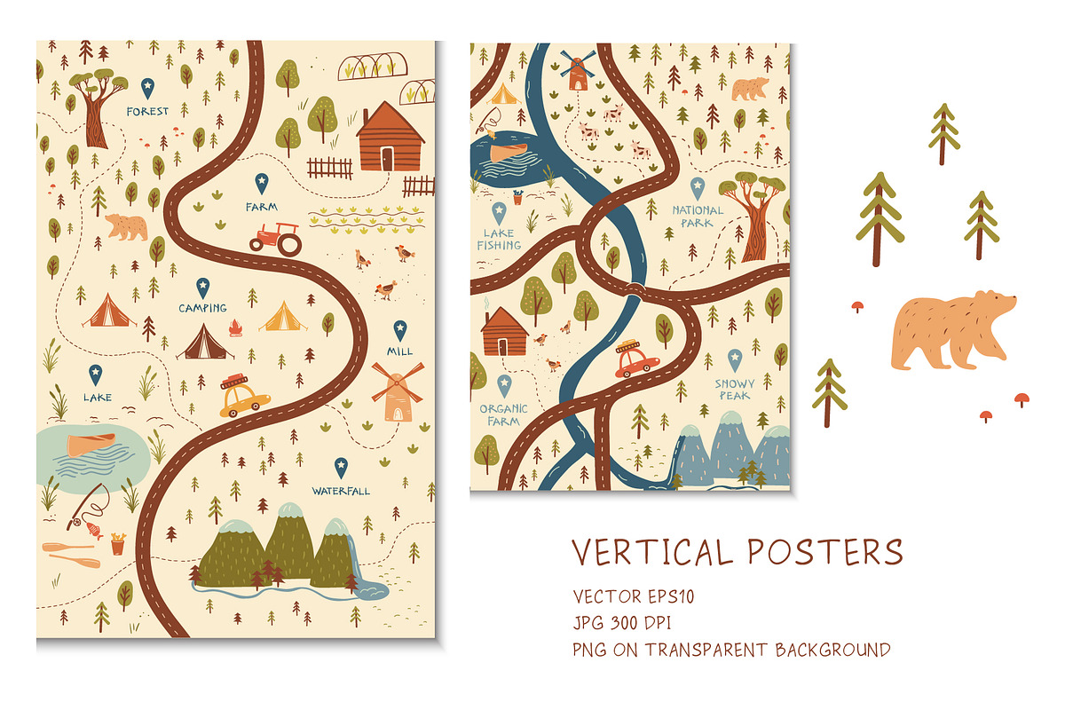 Local Travel Set, an Object Graphic by Zim Varezhkin (Photo 3 of 8)