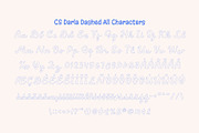 CS Darla Dashed, a Script Font by Craft Supply Co. (Thumbnail 8 of 8)