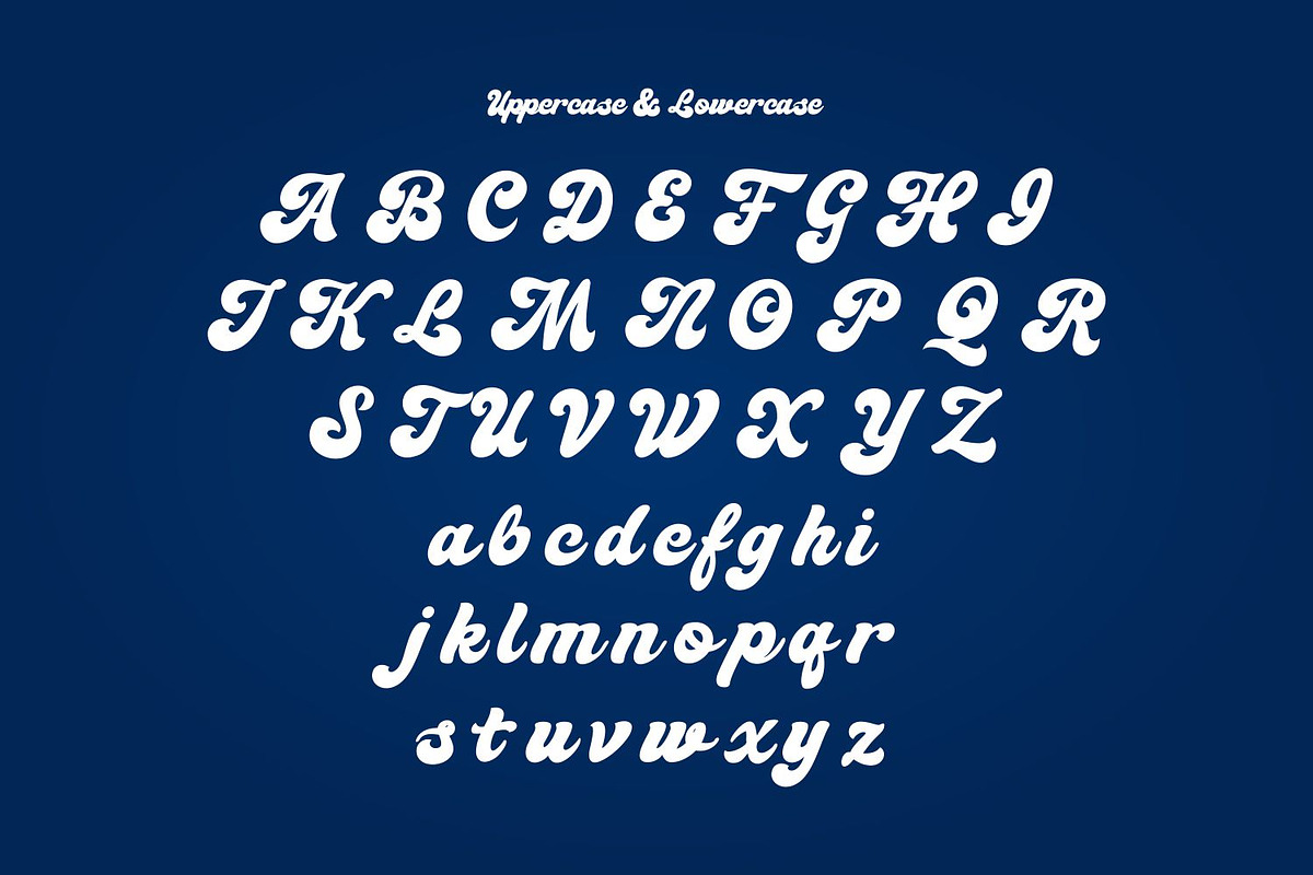 Brighton Avenue – Bold Retro Script, a Script Font by WhymoreArt (Photo 8 of 11)