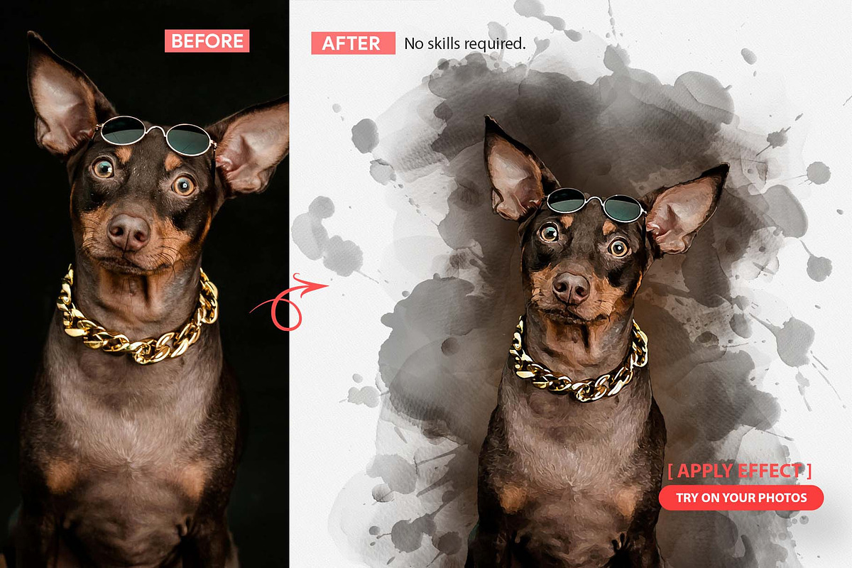 Organic Imperfect Watercolor Action, an Action Add-On by MRI STUDIO (Photo 3 of 13)