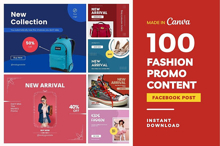 Fashion Sale Content Facebook Posts