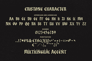 Cristone Blackletter Font