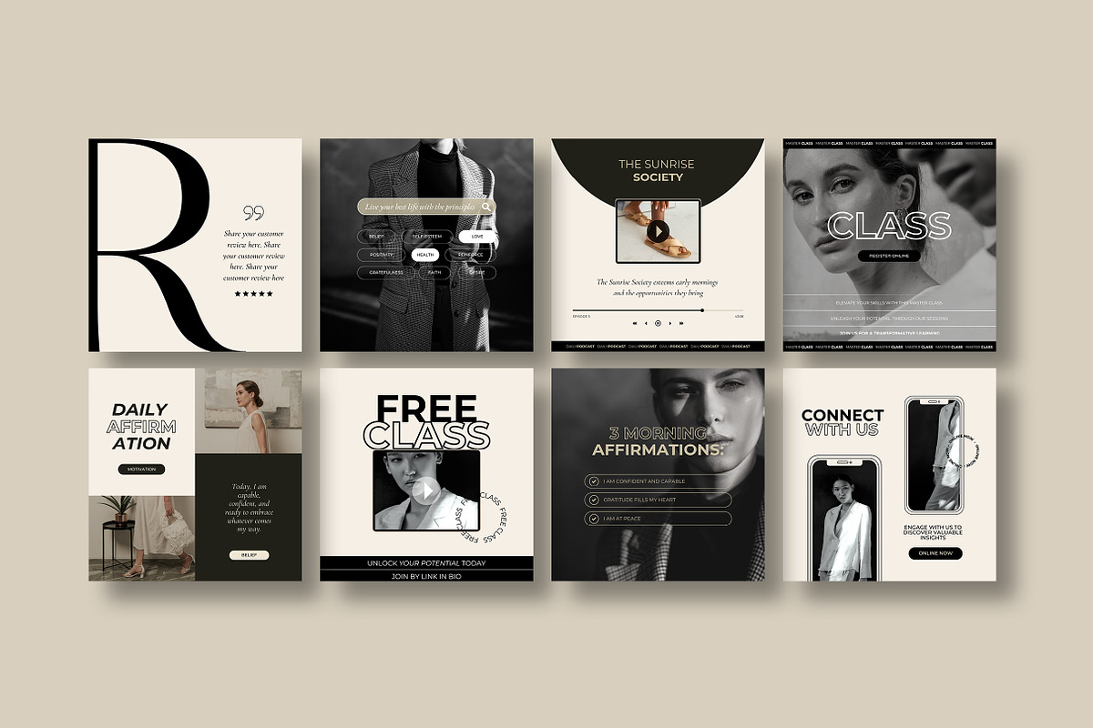 Master Coach Instagram Post Template, a Social Media Template by Mirazz (Photo 6 of 8)