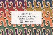 Modern Liquid Geometric Pattern, a Pattern Graphic by StudioGlouna (Thumbnail 1 of 9)