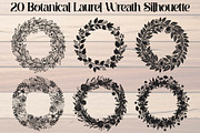 Botanical Laurel Wreath Silhouette, an Object Graphic by Creativeshirt (Thumbnail 1 of 17)