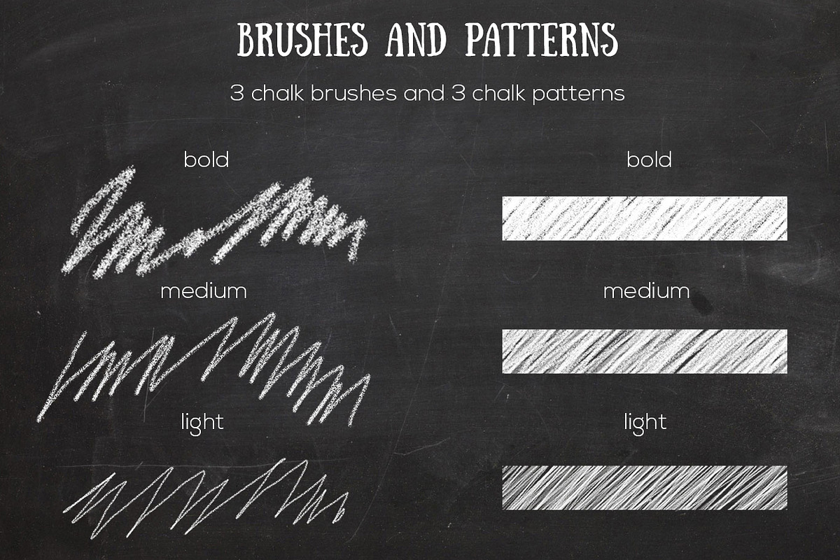 Chalk board Action with Extras preview 3