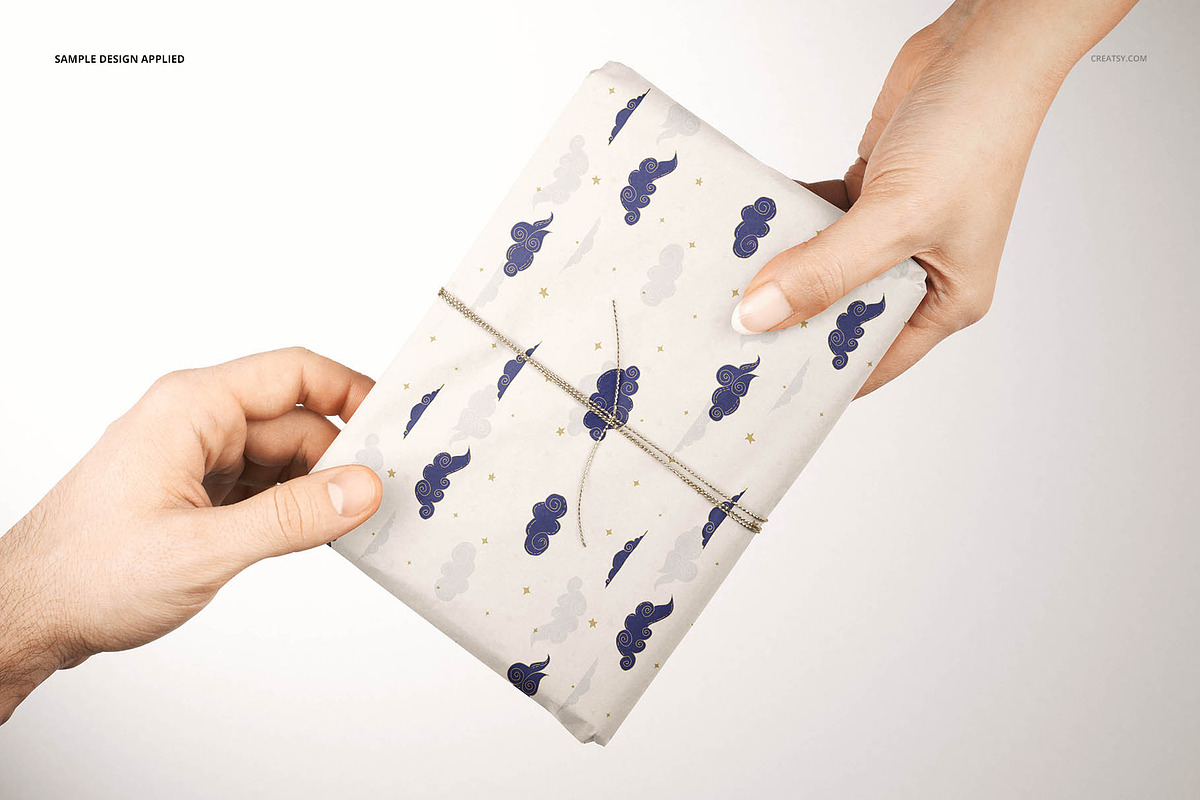 Gifts Wrapping Tissue Paper Mockup, a Packaging Mockup by creatsy5 (Photo 14 of 24)