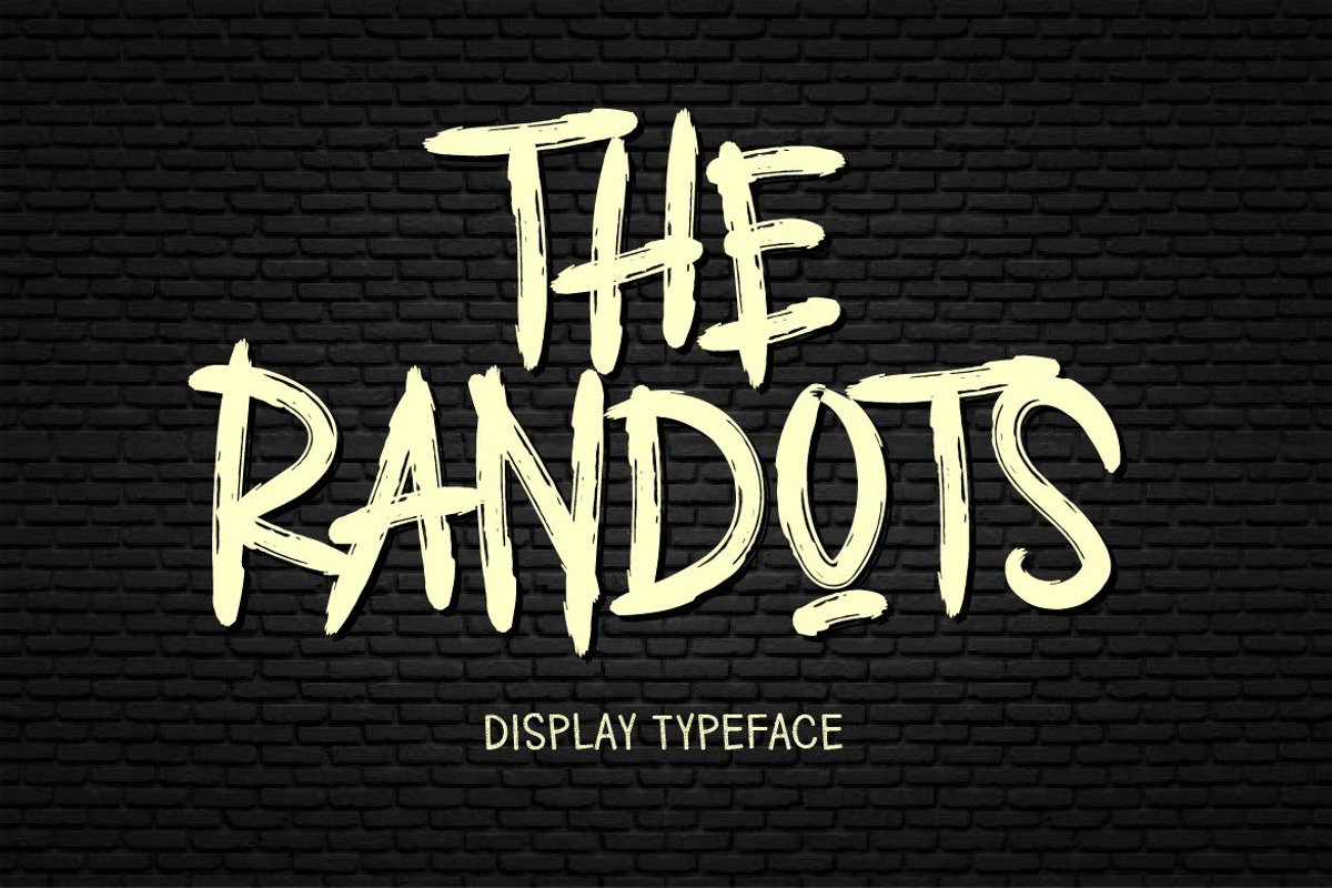 Brush Font Bundle 45 Fonts, a Blackletter Font by AMINMARIO (Photo 34 of 45)