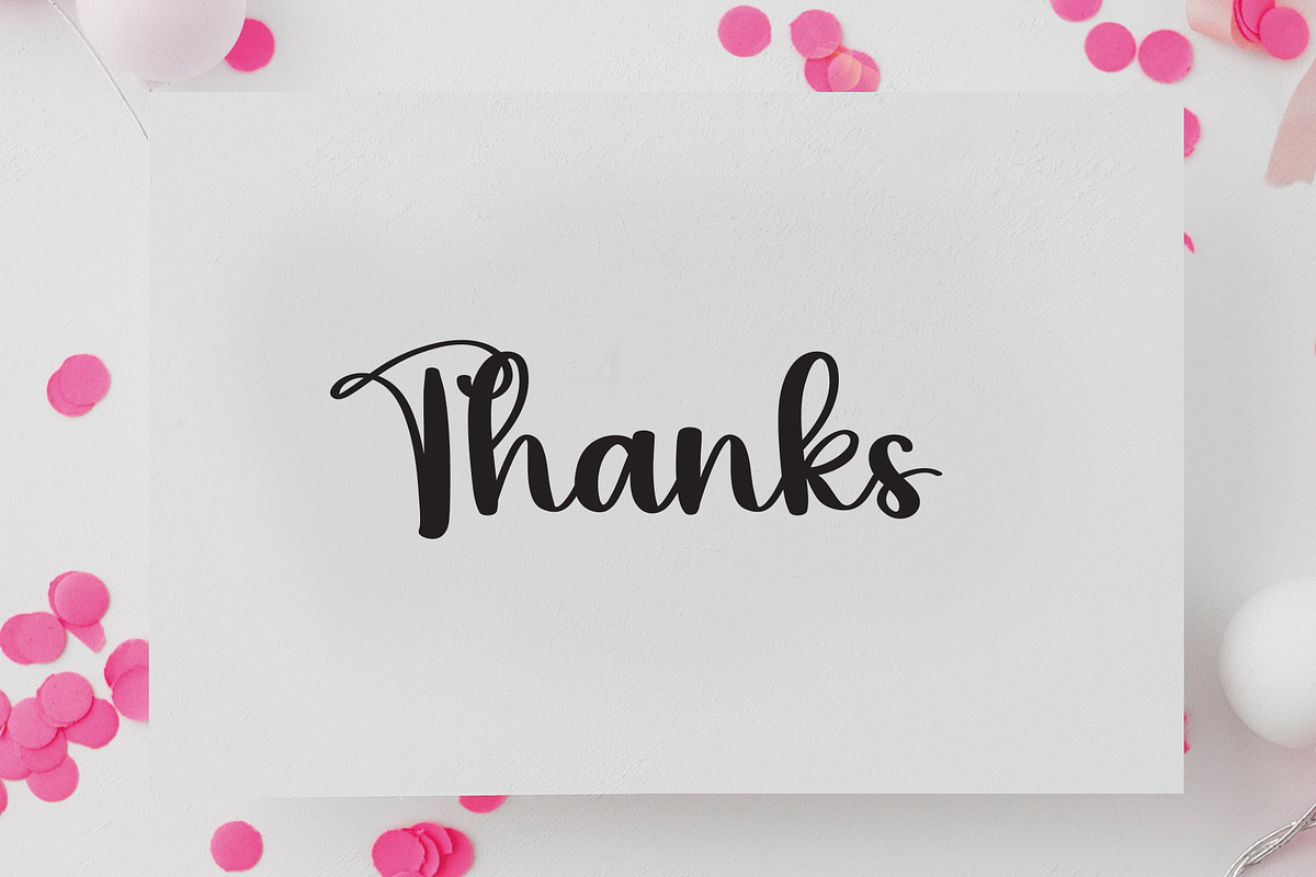 Holiday Birthday | Script Font, a Script Font by Scratchones (Photo 4 of 8)
