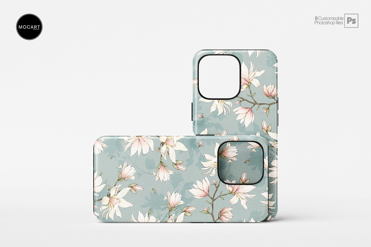 iPhone 13-14 Pro Tough Case Mockup, a Wearable Device Mockup by Mocart (Photo 9 of 11)