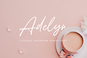 Adelyn Script Font, a Script Font by Freshly Made Type (Thumbnail 1 of 13)