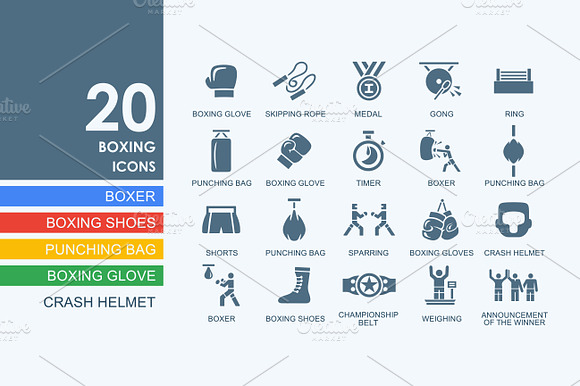 20 Boxing Icons