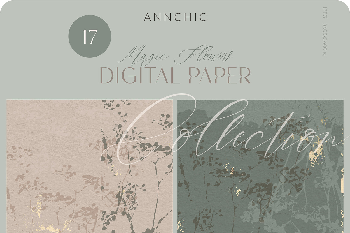 Botanical Bundle watercolor flowers, a Texture Graphic by Anna Sokol (Photo 36 of 89)