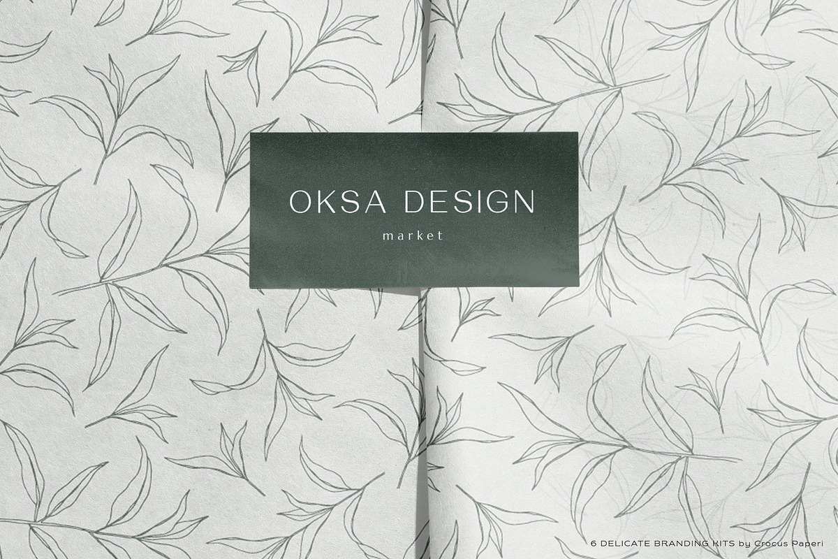 33 delicate logos ~ 6 brand kits, a Branding & Logo Template by Crocus Paperi (Photo 9 of 25)