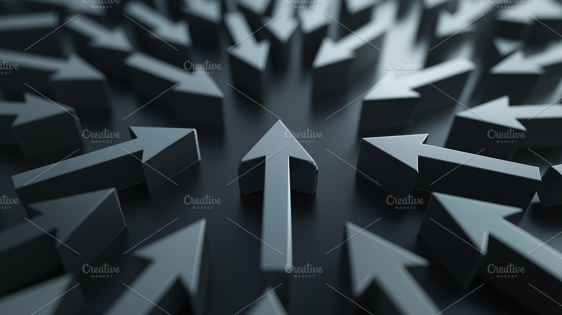 Arrows show direction as concept of, a Background Photo by MistyDay
