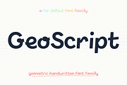 GeoScript, a Handwritten Font by Par Défaut (Thumbnail 1 of 8)