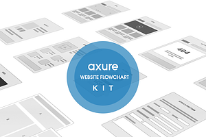 Axure Website Flowchart Sitemap Kit