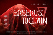 Laghio Kumi - Display Horror Font, a Serif Font by twinstd (Thumbnail 6 of 8)
