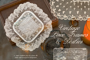 Vintage Lace Frames & Doilies, an Object Graphic by Purple (Thumbnail 14 of 14)