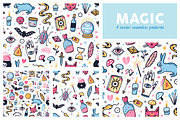 Magic seamless patterns, a Pattern Graphic by Good Studio (Thumbnail 1 of 8)
