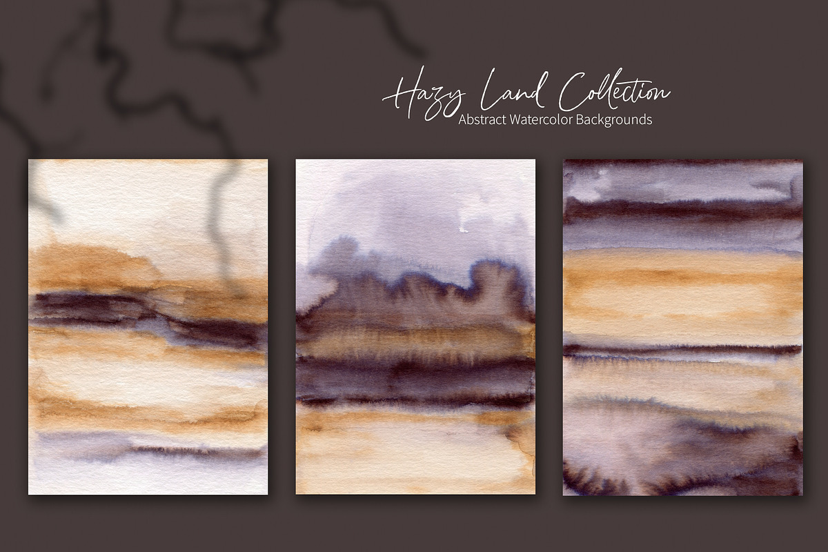 Hazy Lands Watercolor Art Textures, a Texture Graphic by Marmoris.Arts (Photo 5 of 17)