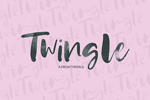 Twingle Scrip SVG Font