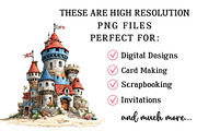 Whimsical Summer Sandcastle Clipart, an Illustration by OK Design (Thumbnail 4 of 6)
