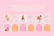Pastel Instagram Carousel Templates, a Social Media Template by SunshineStudioBoutique (Thumbnail 6 of 10)