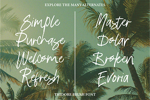 Thidore - Brush Signature