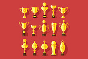 Award Cups Set, an Object Graphic by painterr (Thumbnail 2 of 5)