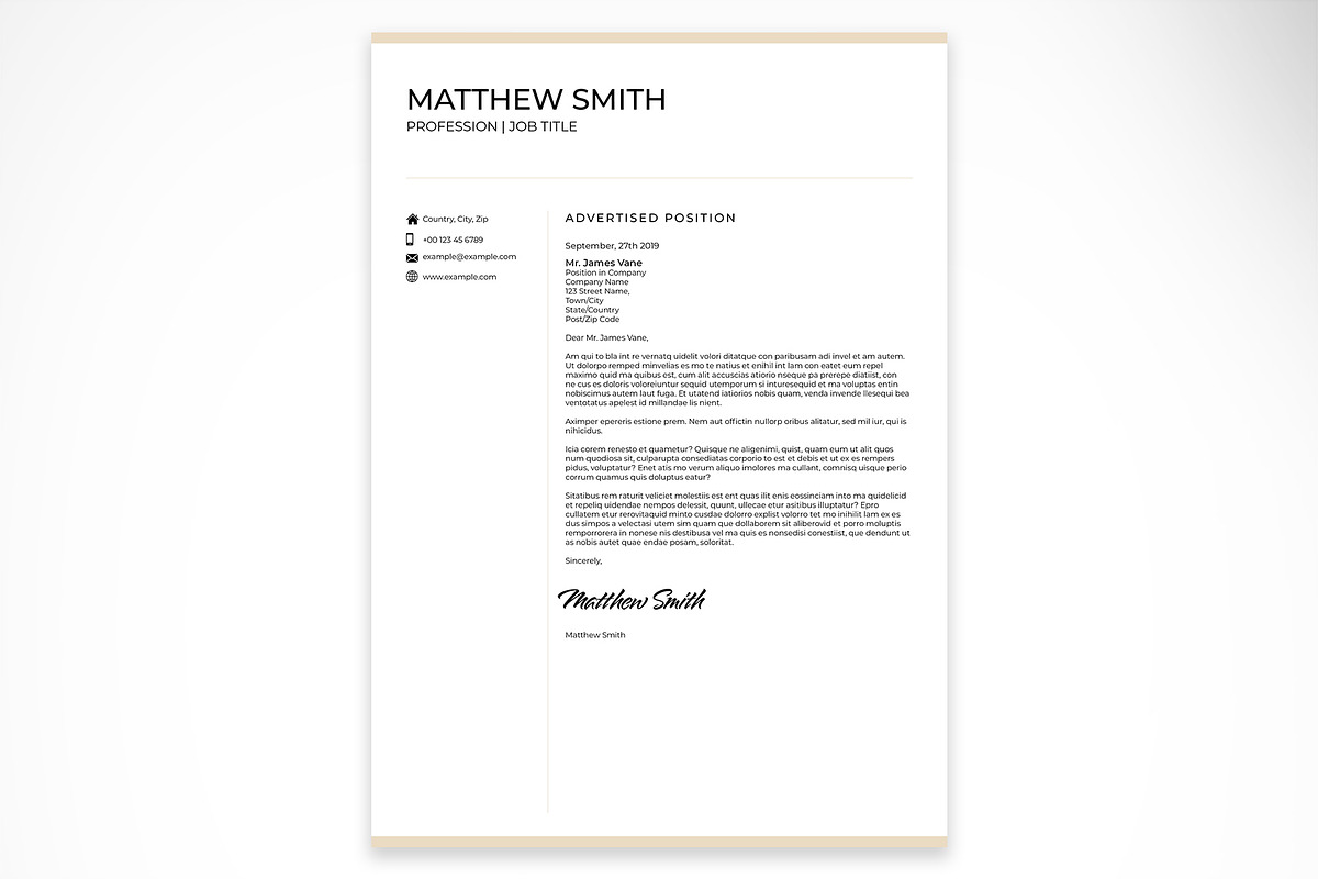 Resume and Letter of Introduction, a Resume Template by McLittle Stock (Photo 3 of 3)