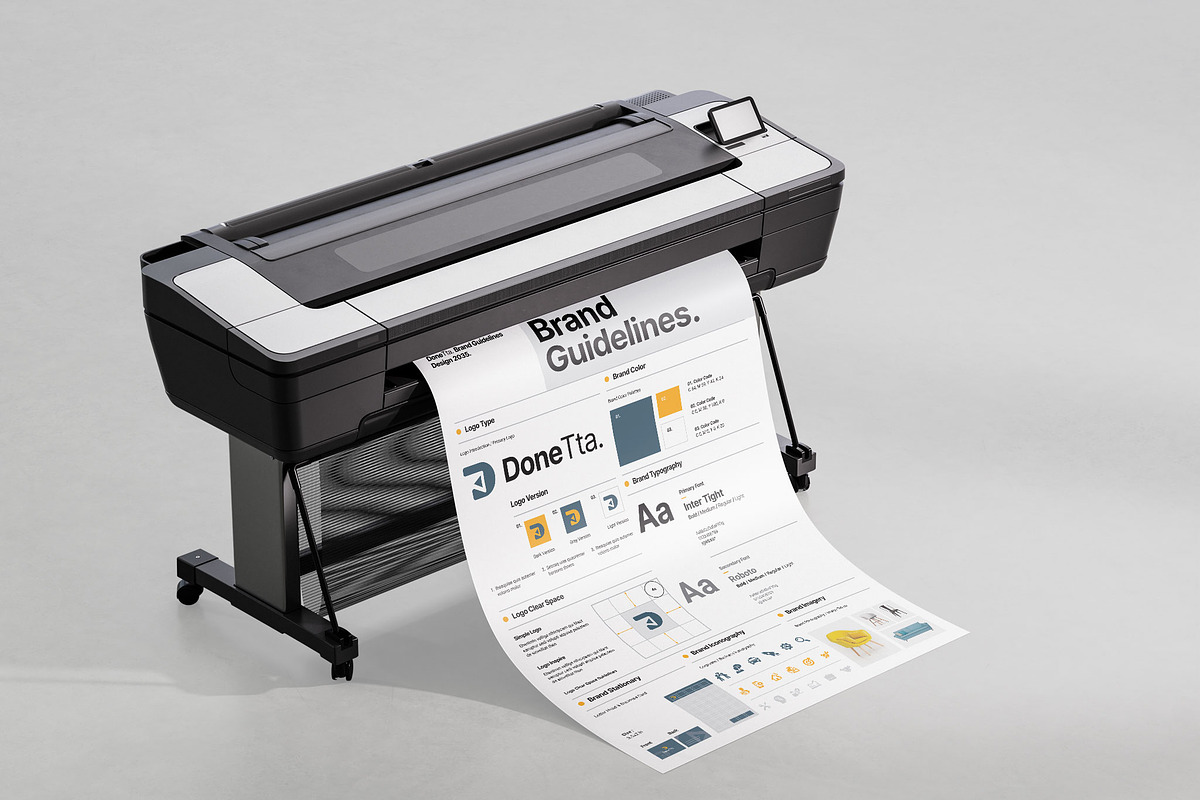 Brand Guideline Poster Template preview 4