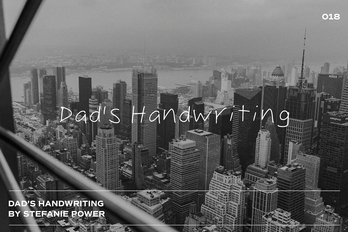 Dad's Handwriting | Font, a Script Font by Stefanie Madison (Photo 1 of 2)