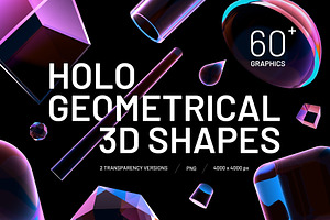 60 Geometrical 3D Illustrations