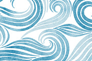 Ocean Waves Seamless Pattern, a Pattern Graphic by Rebecca Flaherty (Thumbnail 3 of 3)
