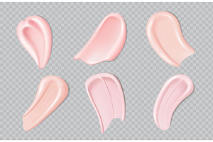 Realistic pink foundation cream, a Healthcare Illustration by Vector Tradition