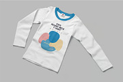 Kids Full Sleeve Tshirt Mockups, a Shirt Mockup by megostudi0 (Thumbnail 2 of 7)