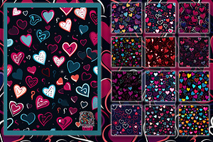 Groovy Love - Funky Valentine Papers