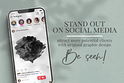 Watercolor ultrasound photomasks, a Layer Style Add-On by BrownLeopard (Thumbnail 6 of 11)