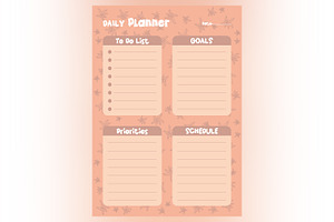 Daily Planner Sheet Design -45