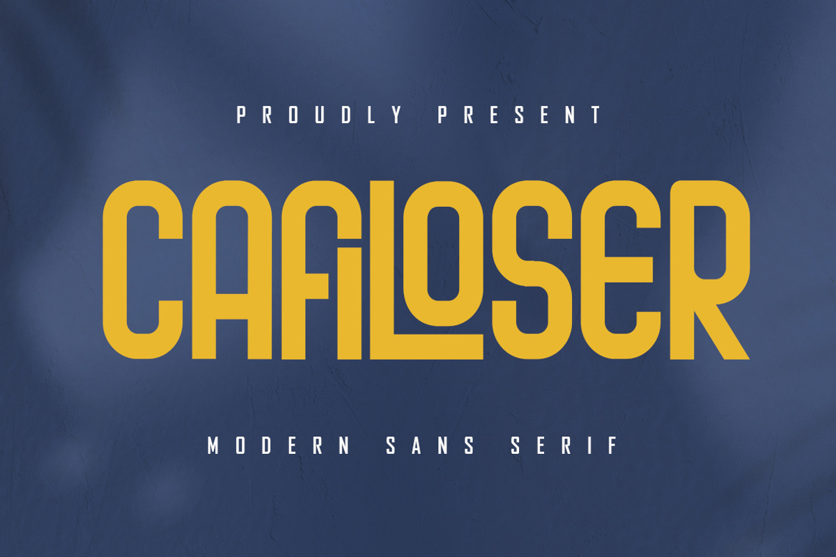 Cafiloser - Modern Sans Serif, a Sans Serif Font by skiiller studio (Photo 1 of 9)