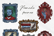 Edgar Allan Poe Gothic Clipart set, a Person Illustration by Yelloo Fish (Thumbnail 7 of 19)
