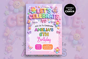 6th Birthday Invitation, an Invitation Template by M9 Design (Thumbnail 1 of 4)