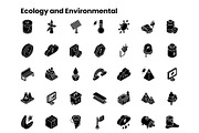 2000+ Isometric Icons Set, an Outline Icon by Brickclay (Thumbnail 13 of 37)