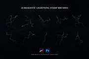 Realistic Lightning Pro Brushes, a Brush Add-On by JujuArts (Thumbnail 2 of 3)