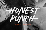 Honest Punch - Quotable Bold Font, a Font by Sarid Ezra (Thumbnail 1 of 11)